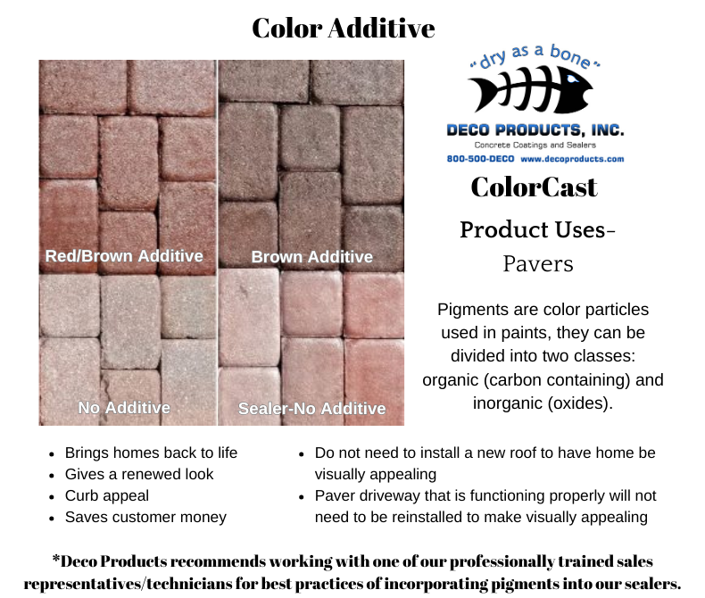 Color Additive for Pavers