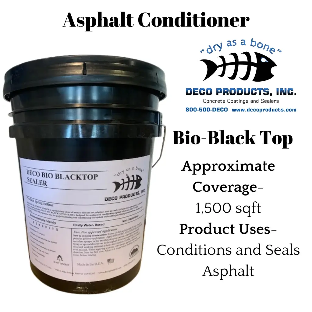 Deco Web Bio-Blacktop File a flyer for "Bio Black Top" an asphalt conditioner