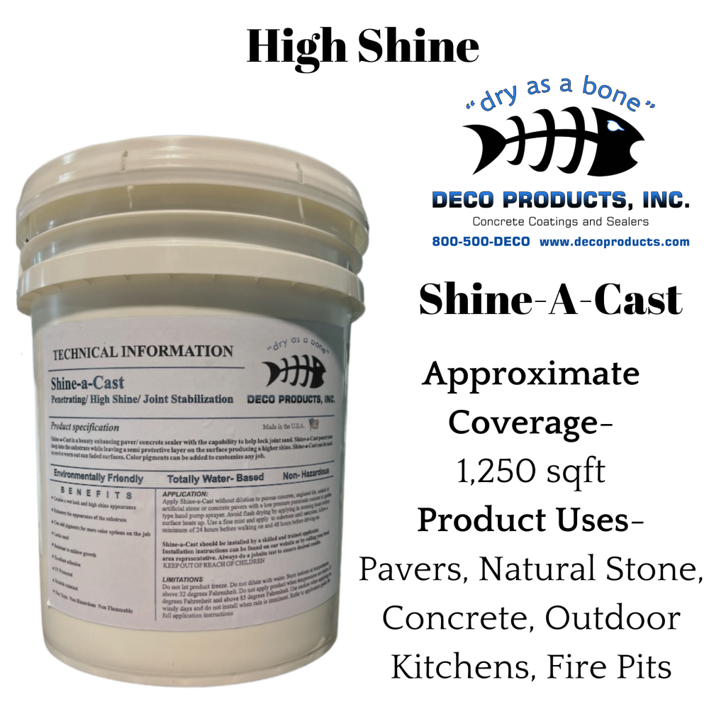 Deco Web Shineacast File a flyer for "Shine-A-Cast" a high shine sealer