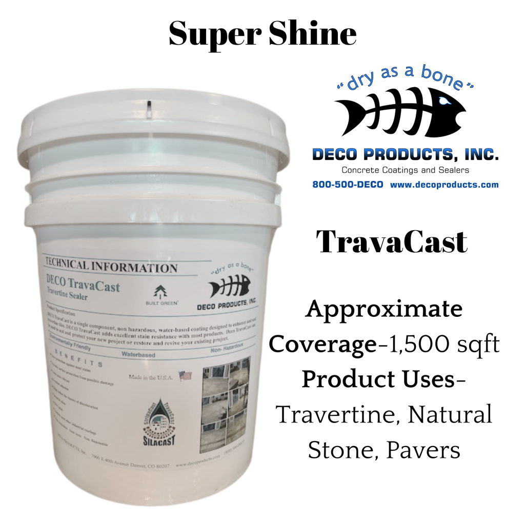 Deco Web Travacast File a flyer for "TravaCast" a super shine sealer